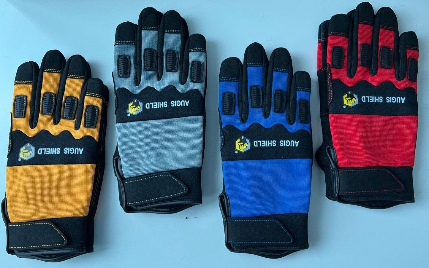 Synthetic Leather Gloves Touch Screen Safety Knuckle Protection Mechanical Work